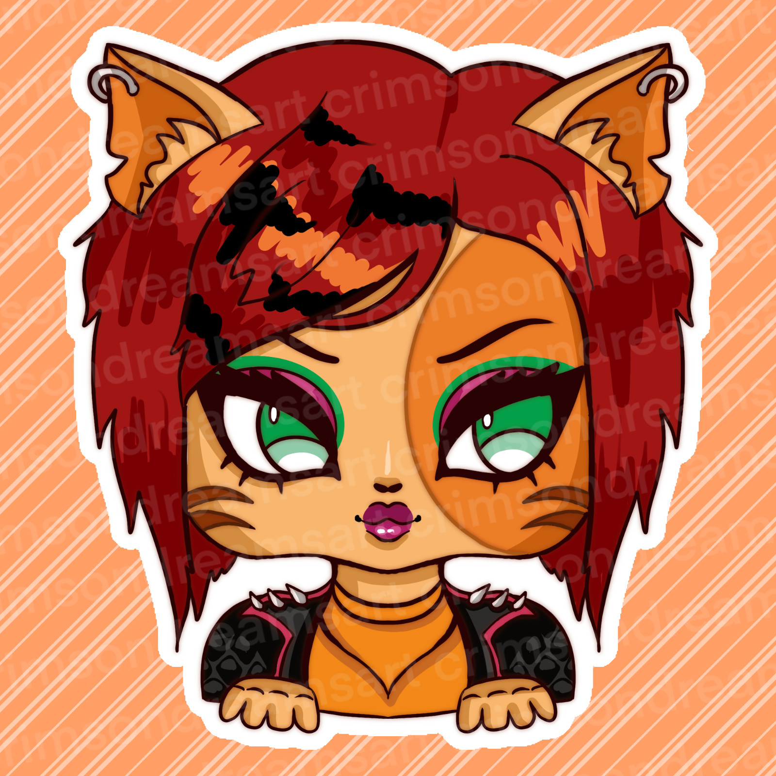Toralei Stripe Character Sticker Monster High – Homemade, hand cut, and original