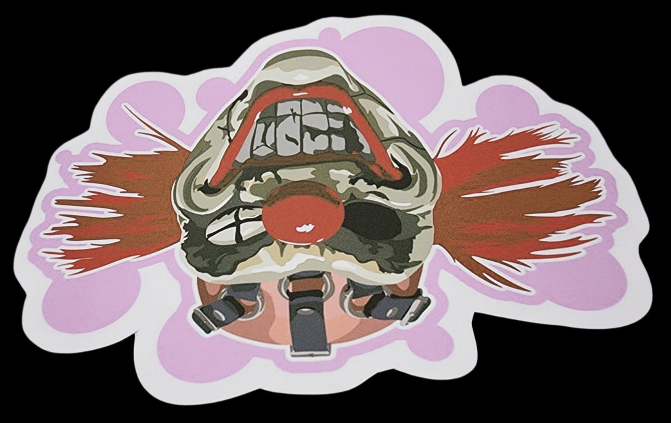 Sweet Tooth Twisted Metal Inspired Waterproof Car Decal Laptop Vinyl Sticker