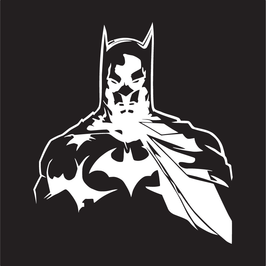 Batman Die Cut Vinyl Decal Multiple Colors Made in USA