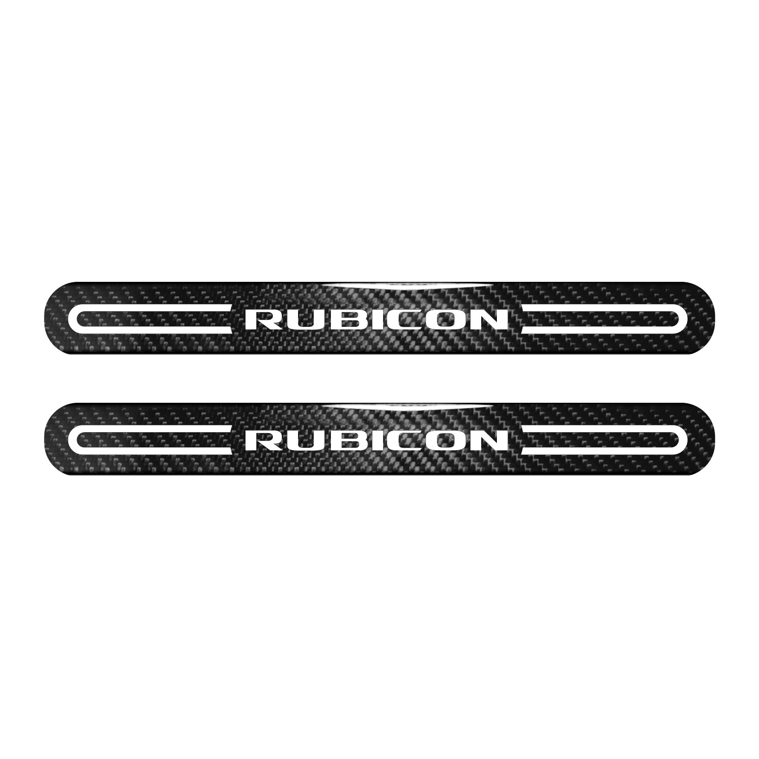 Jeep Rubicon Wrangler Sticks Style Carbon Fiber Car Protector Decals