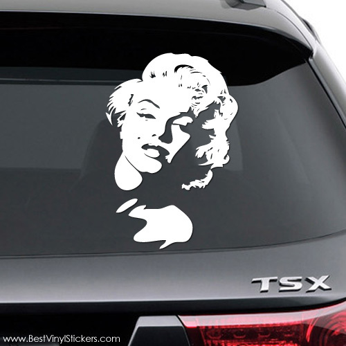 MARILYN MONROE STAR PEOPLE SEXY LADY GIRL CAR VINYL DECAL STICKER (MM-01)
