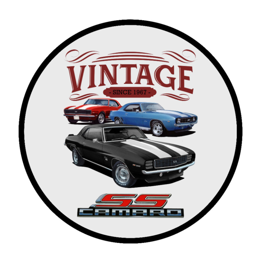 Car Classics "Vintage SS Camaro" – 4" Vinyl Decal Sticker Handcrafted Car Truck