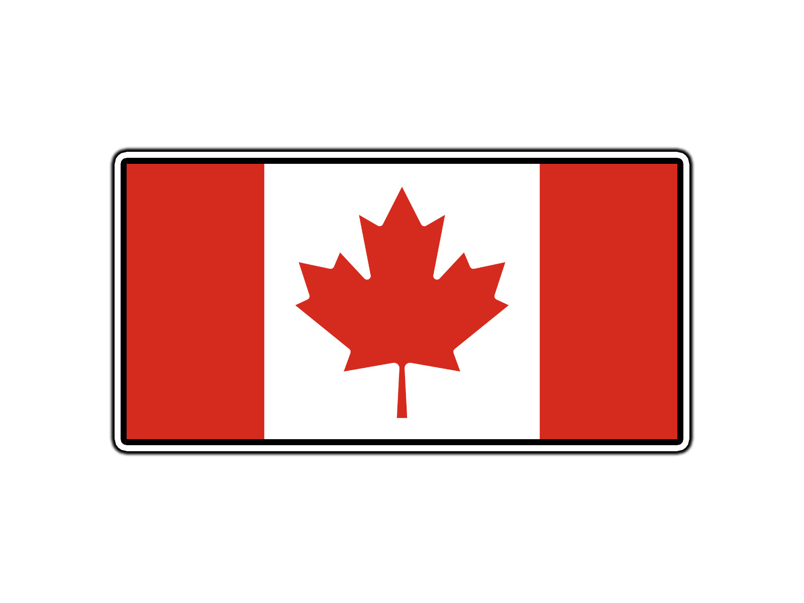 Canada Flag World Country Sticker Waterproof Vinyl Decal Die-Cut Car Laptop