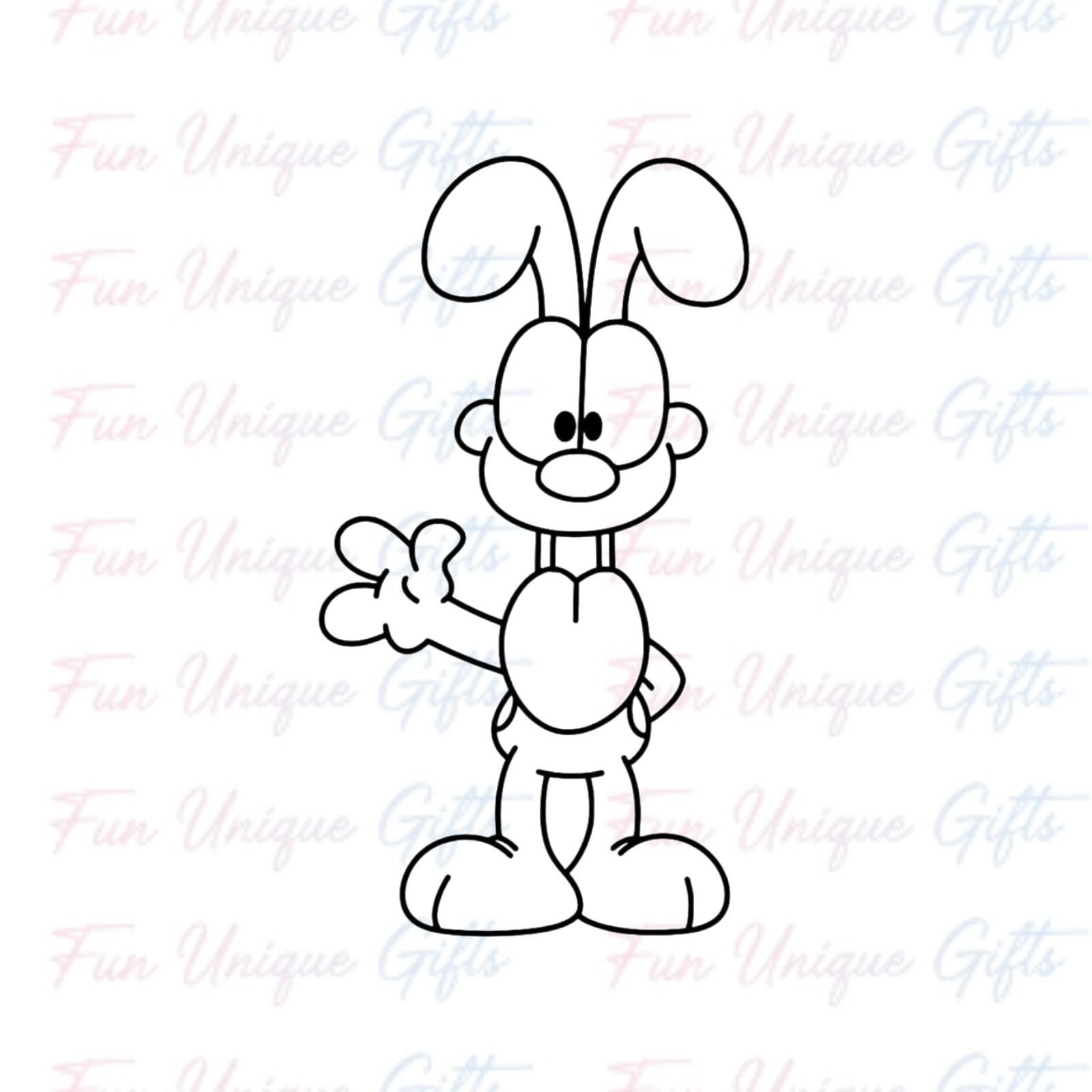 Odie Garfield Vinyl Decal Sticker -Multiple Colors & Sizes- SHIPS FREE