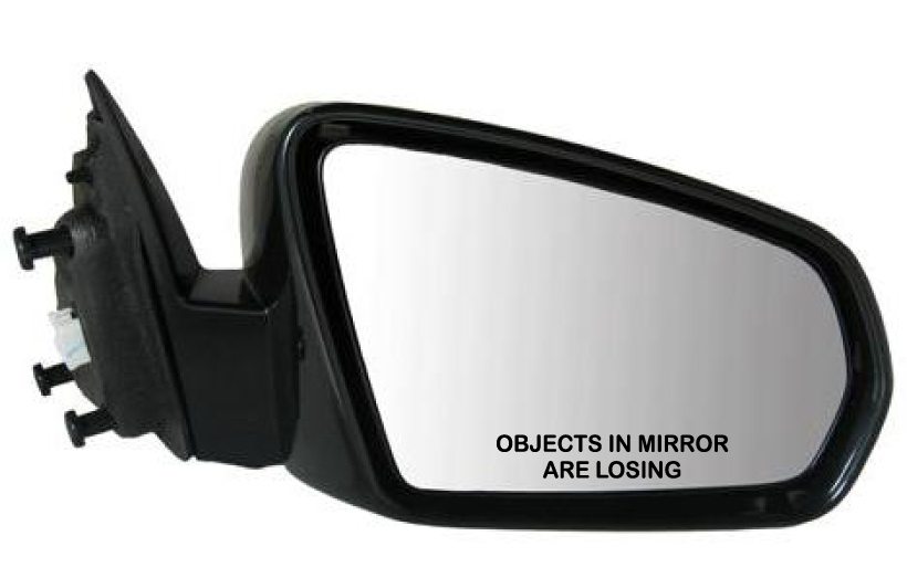Objects in Mirror are Losing Custom Vinyl Sticker / Decal