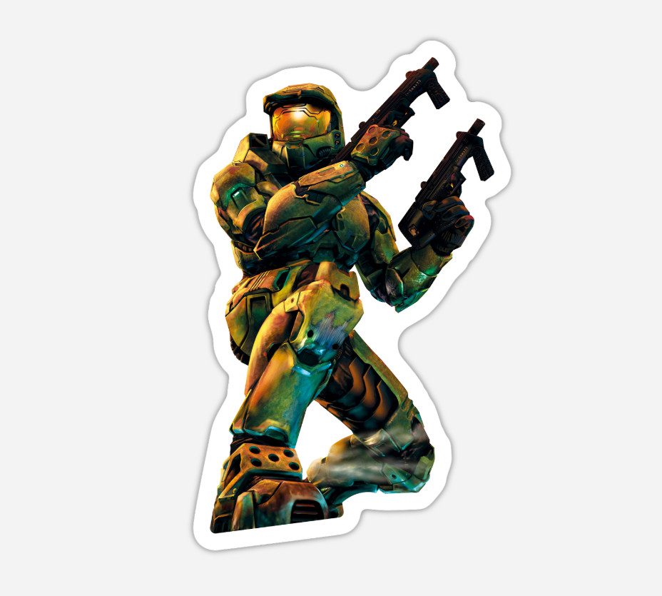 3" Master Chief Sticker Halo ODST Decal Microsoft XBOX Matte Finish