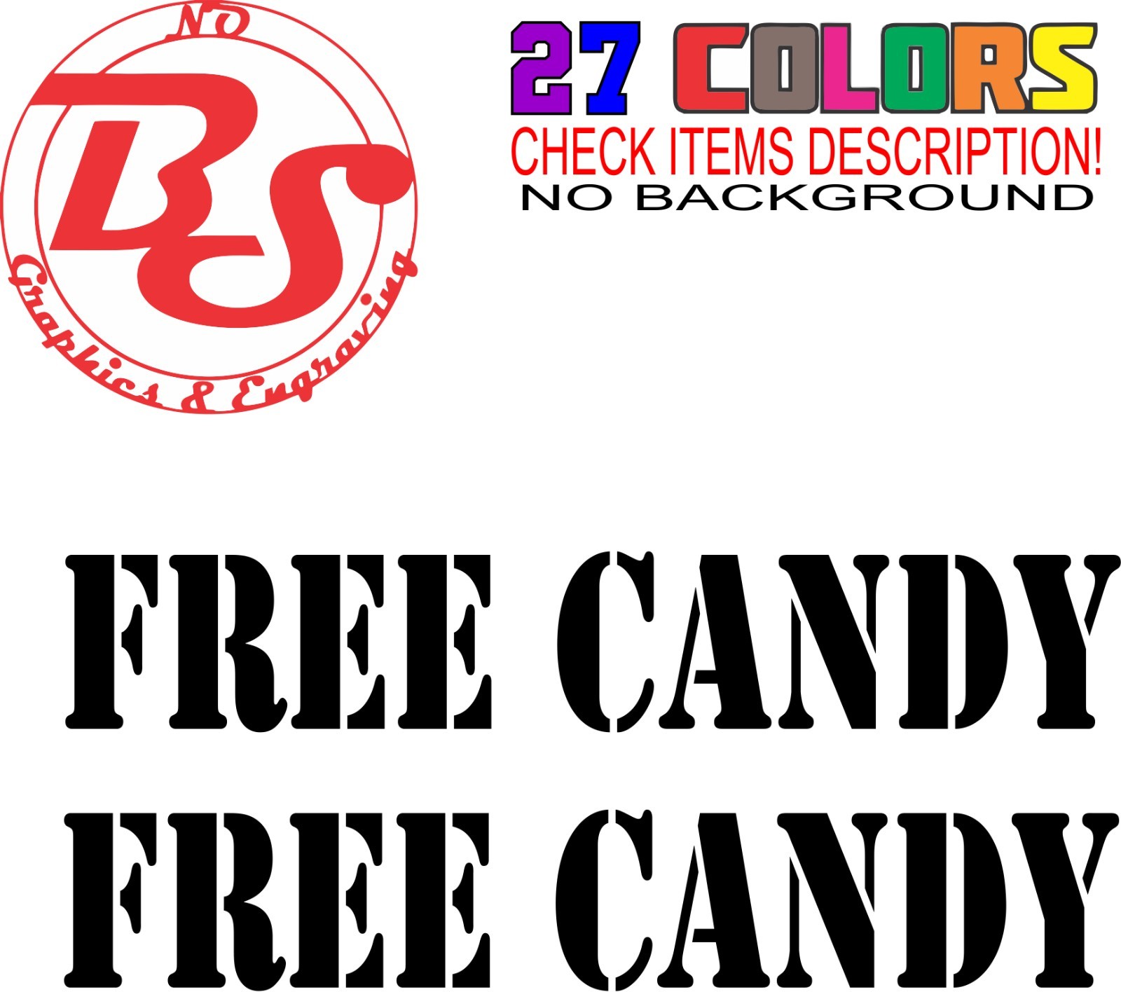 Free Candy Vinyl Decals Offensive Funny Rude Creeper Van Creep Meme JDM Car noBS