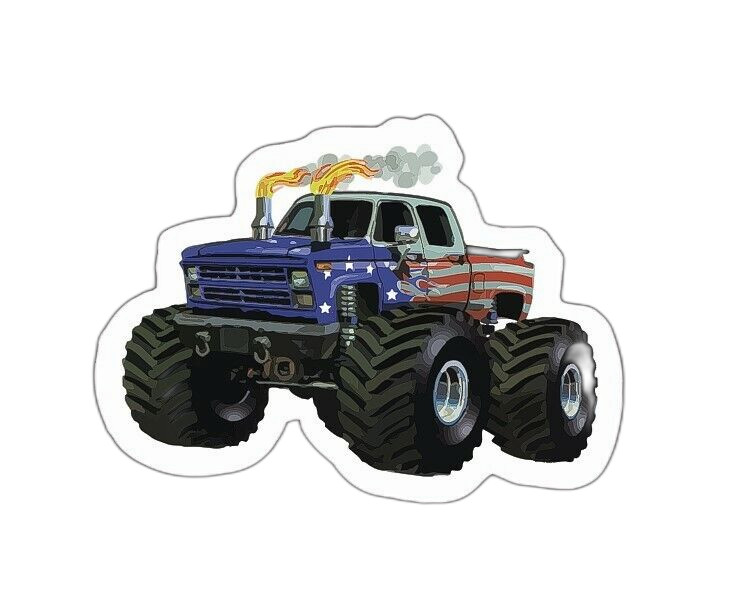 Monster Truck Sticker Decal
