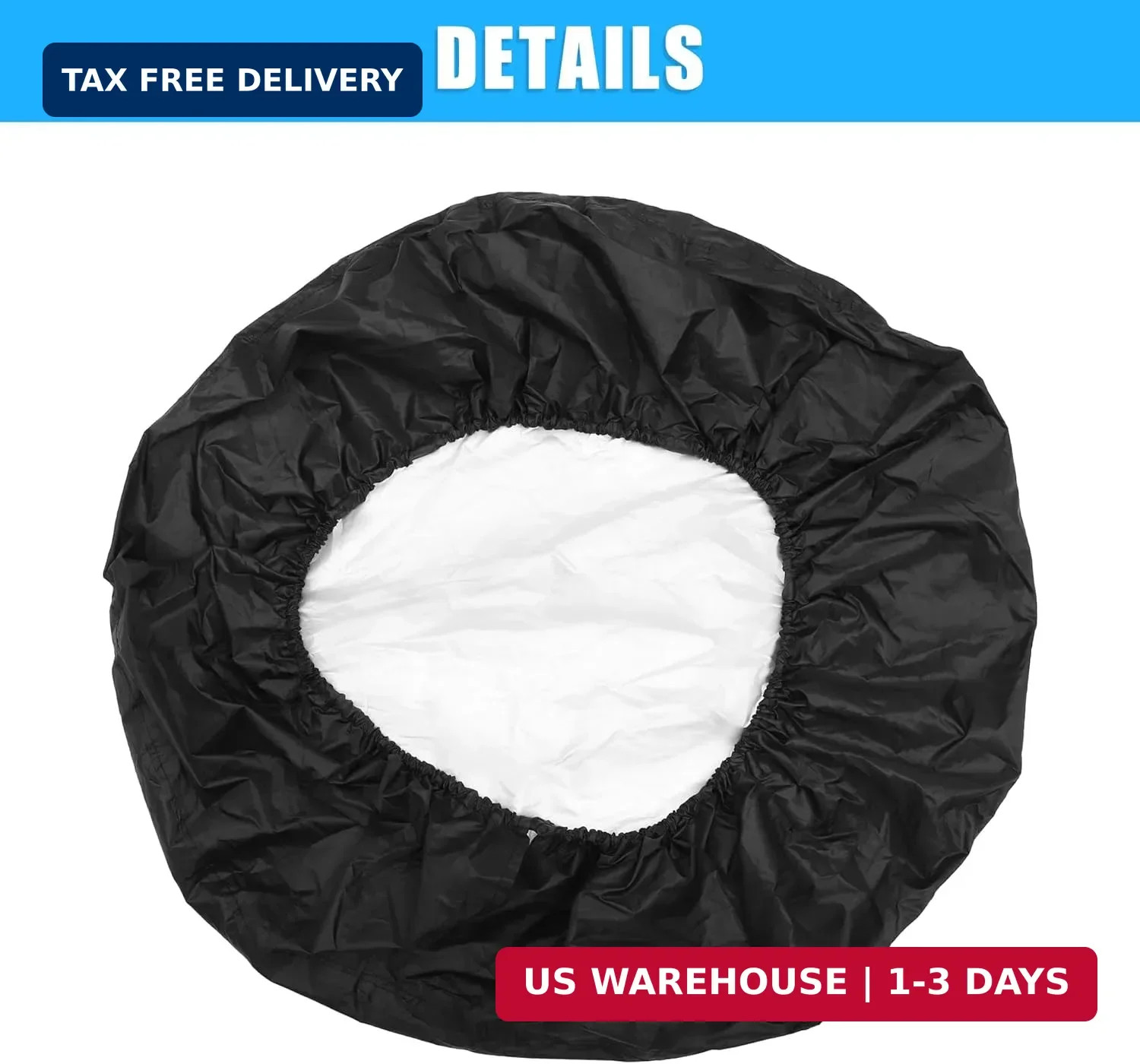 uxcell Universal 210D Oxford Spare Tire Cover for Jeep Trailer RV SUV Truck Whee