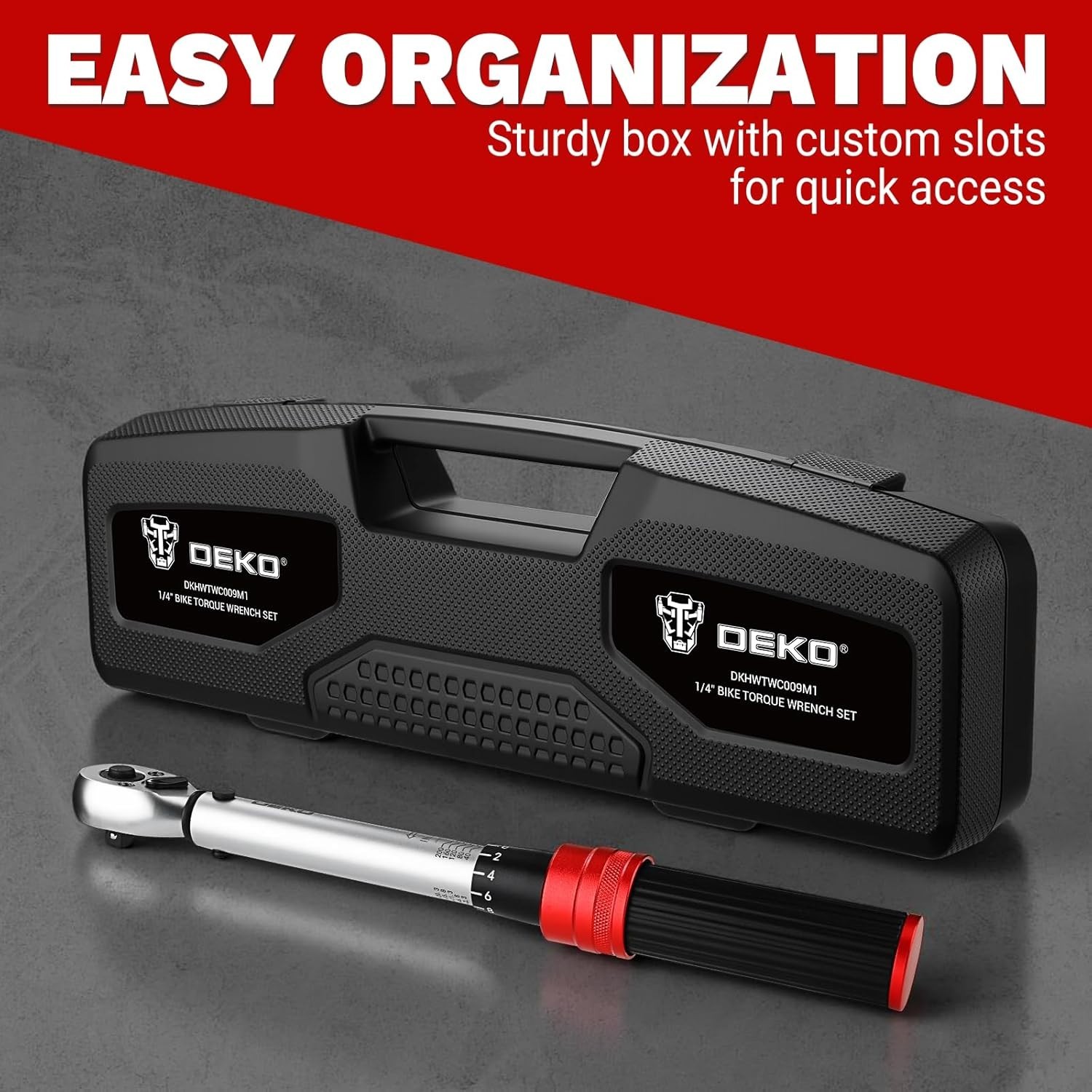26Pcs Bike Torque Wrench Set, 1/4 Inch Drive Torque Wrench, 20200 IN….
