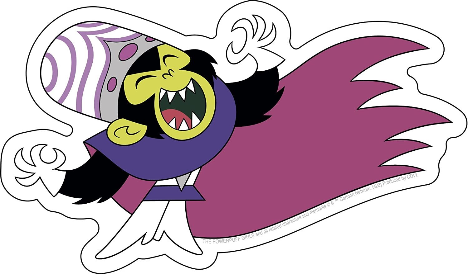 Stickers – C&D Visionary – Powerpuff Girls Mojo Jojo 6"x3.5" NEW Decal Cartoon