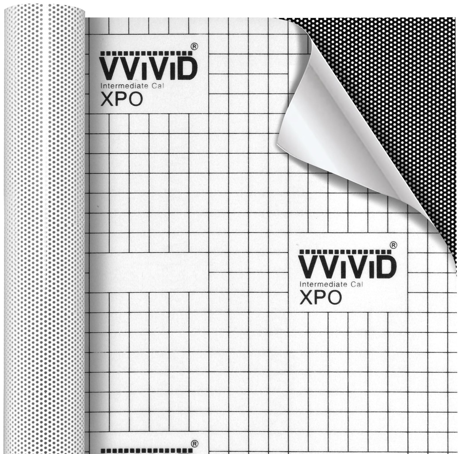 VViViD One-Way Perforated Vinyl Privacy Window Film Adhesive Glass Wrap Roll …