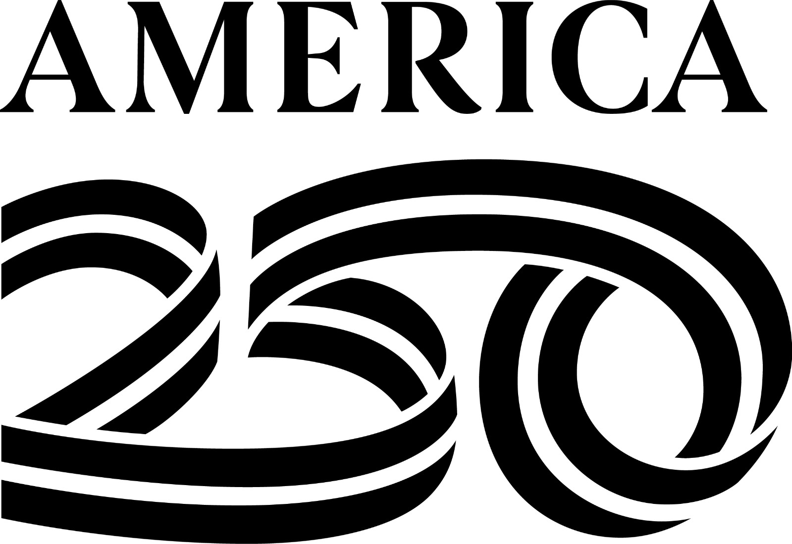 America 250 Logo Vinly Decal 4" to 12" CHOOSE SIZE & COLOR