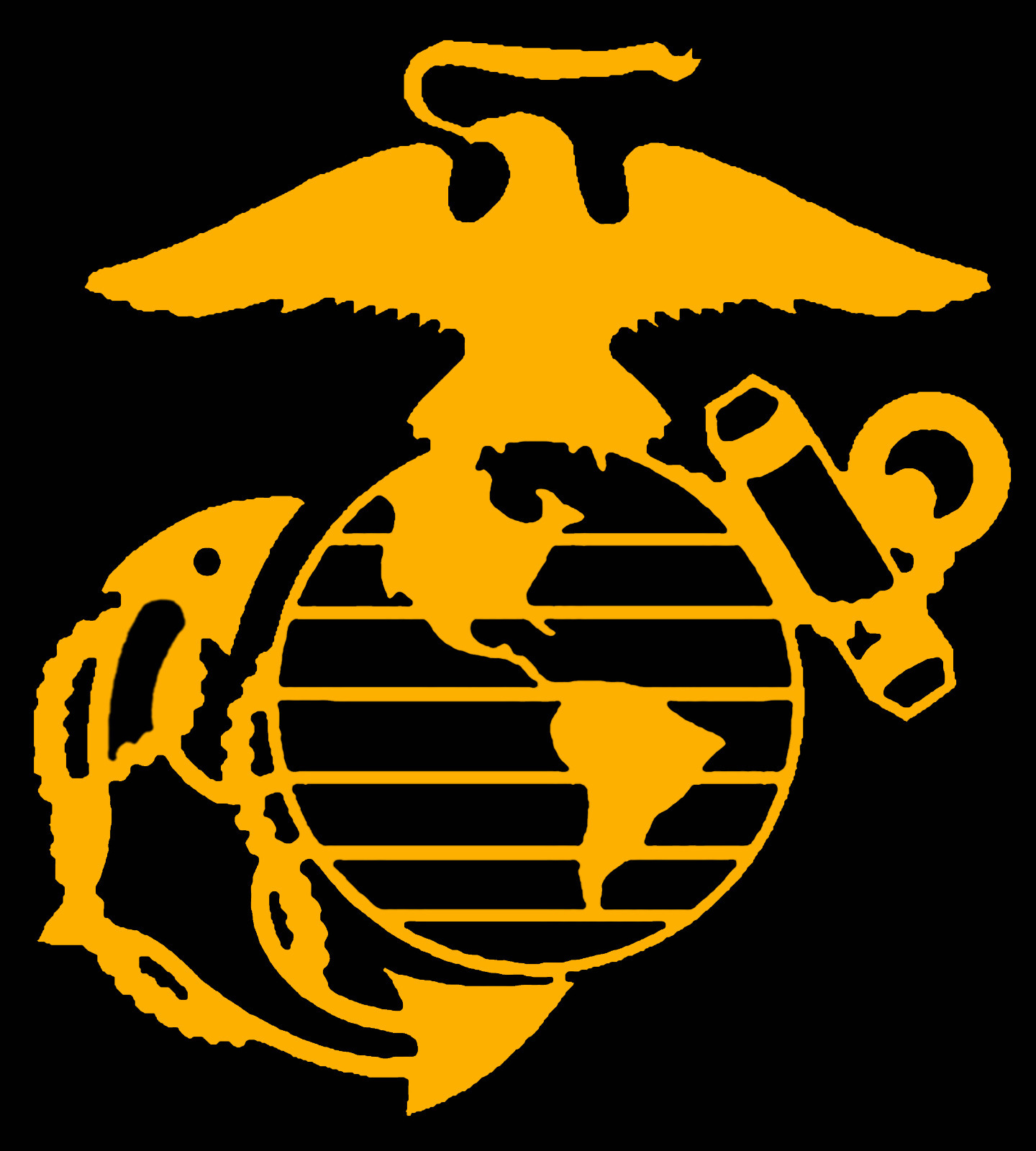EGA USMC Eagle Globe & Anchor VINYL DECAL STICKER USMC Marine Insignia Military