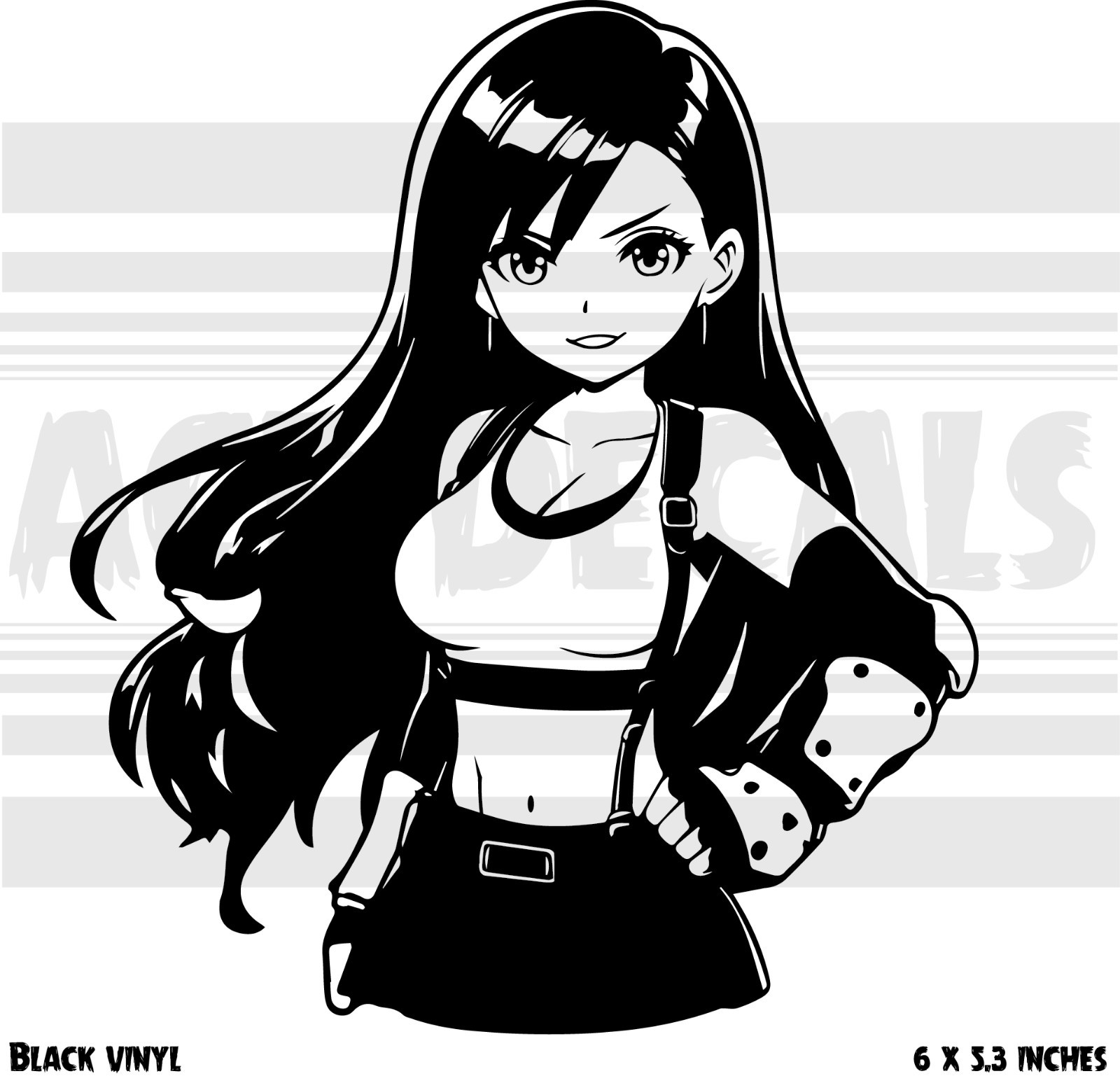 Final Fantasy 7 – Tifa – FF7 – decal sticker