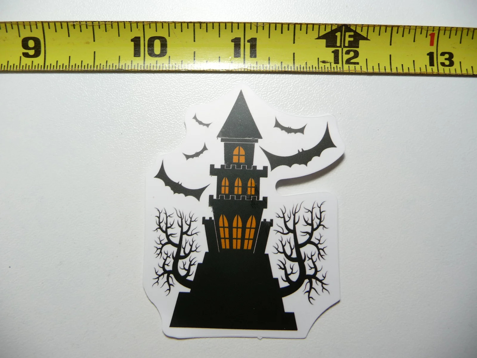 HALLOWEEN HAUNTED HOUSE BATS SMALL STICKER DECAL FALL SEASON DECORATION