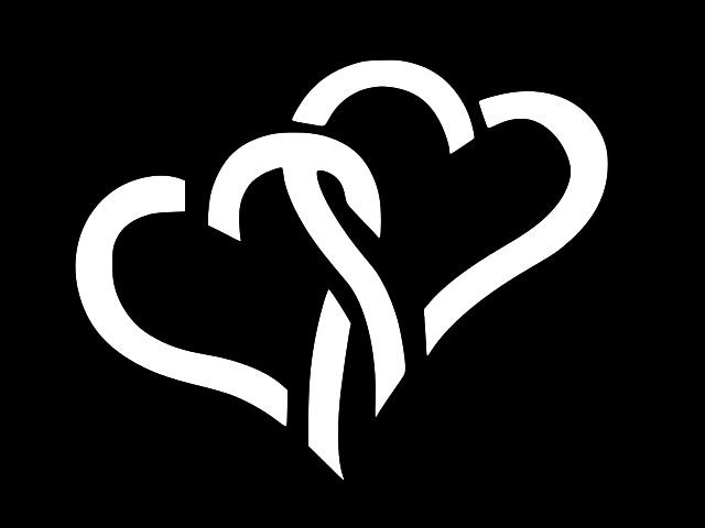 INFINITY HEARTS Vinyl Decal Car Wall Window Sticker CHOOSE SIZE COLOR