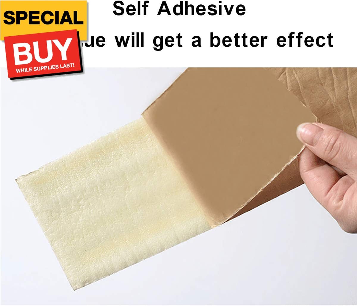 90"x 3" Self Adhesive Flexible Foam Molding Trim, 3D Sticky Decorative Wall Line