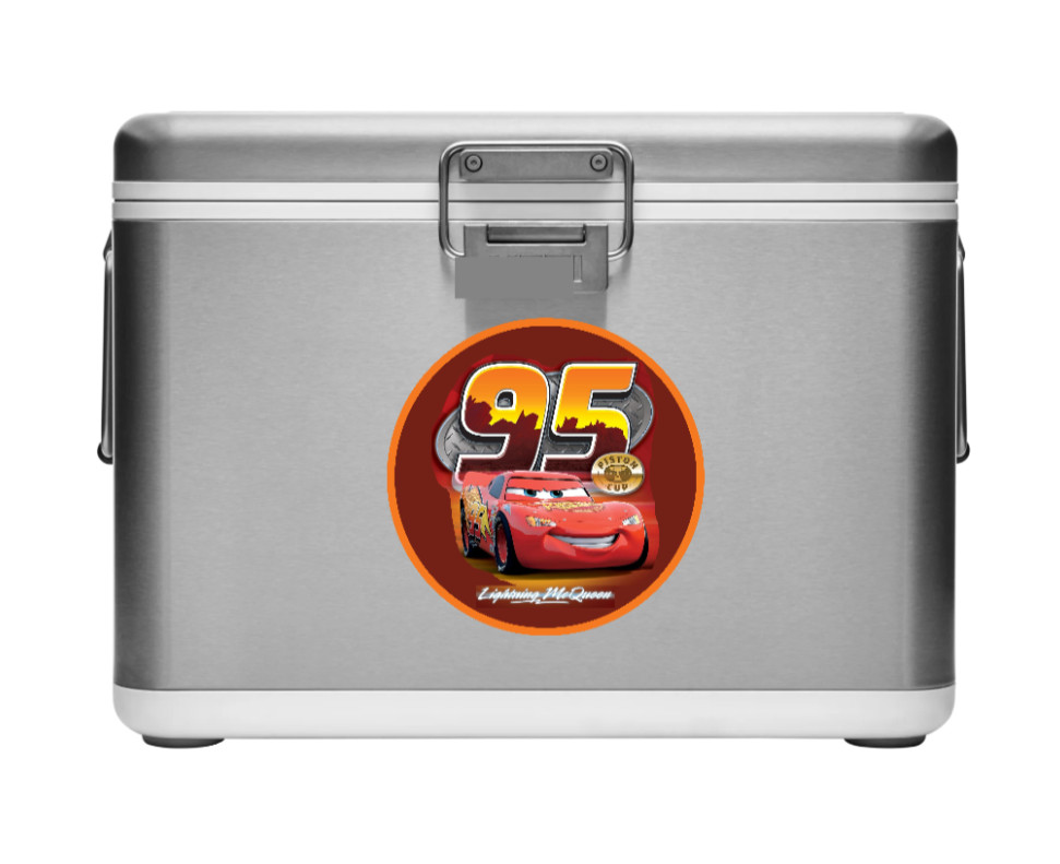 Movie – Cars "Lightning McQueen" – 4" Handmade Vinyl Decal Vehicle Cooler Laptop