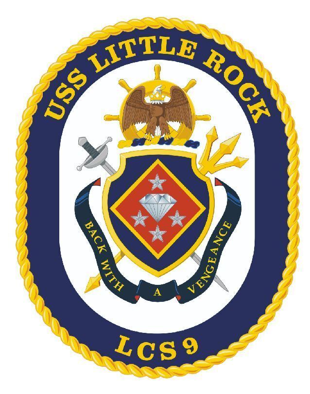 USS Little Rock Sticker Decal M215