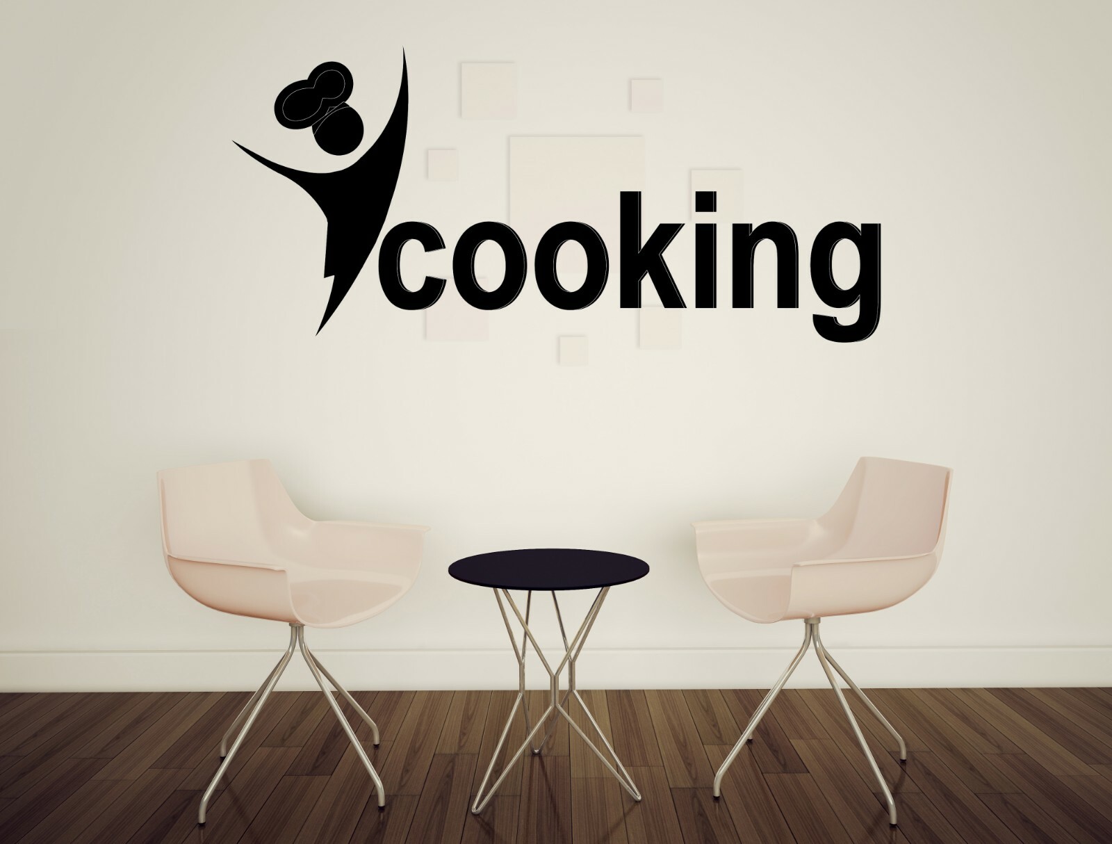 Wall Vinyl Decal Sticker Cooking Chef Restaurant Kitchen Chef Hat (n1780)