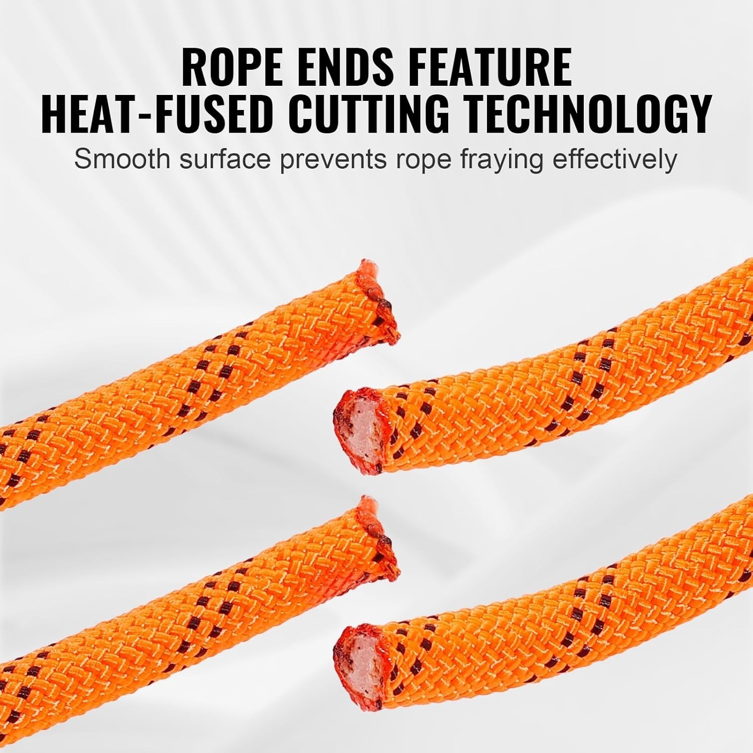 Double Braided Polyester Rope, 1/2 in X 120 Ft, 48 Strands, 8000 LBS Breaking St