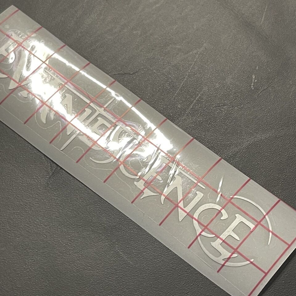 Evanescence Car Decal Vinyl Glossy Band Logo Bumper Sticker Cursive Heavy Metal