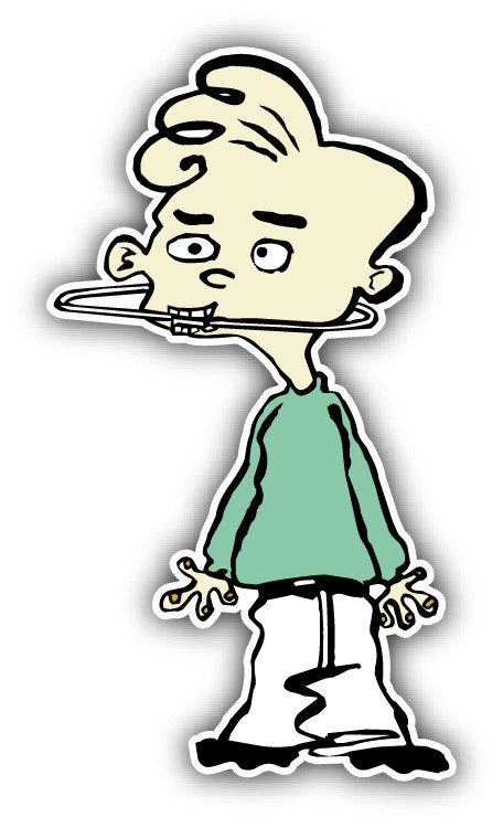 Ed, Edd n Eddy Jimmy Cartoon Car Bumper Sticker Decal 5"x 3"