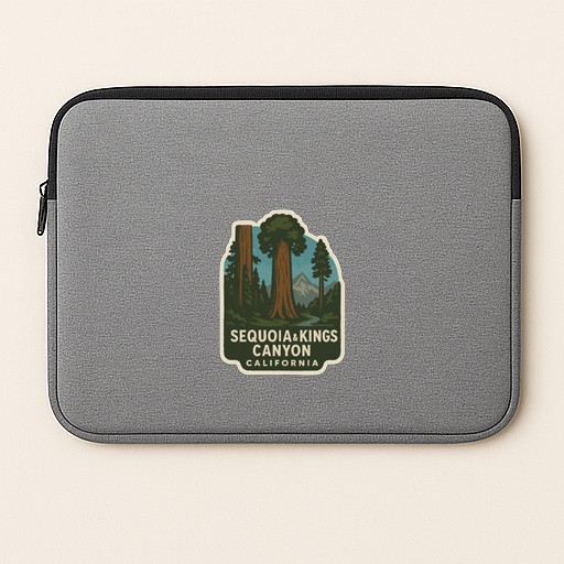 Sequoia & Kings Canyon California Iron On Heat Transfer Vinyl HTV Symbolic