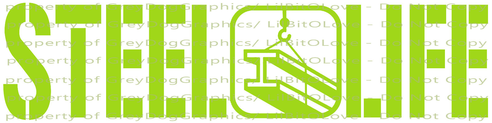 STEEL LIFE VINYL DECAL STEEL BEAM CENTER STICKER Steel Workers Fabrication