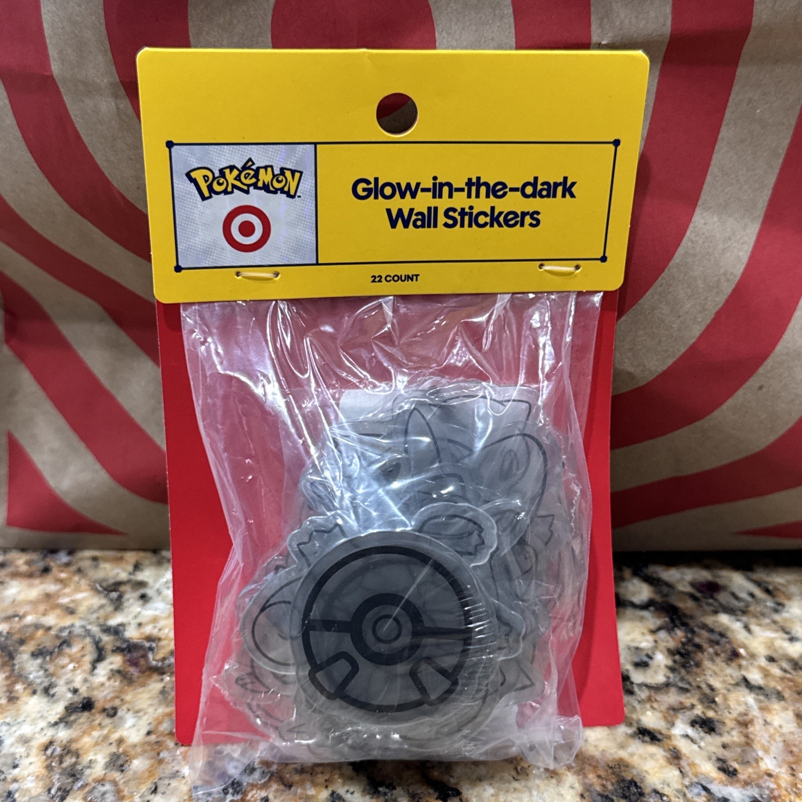 Target X Pokemon Glow-In-The-Dark Wall Sticker 30th Anniversary