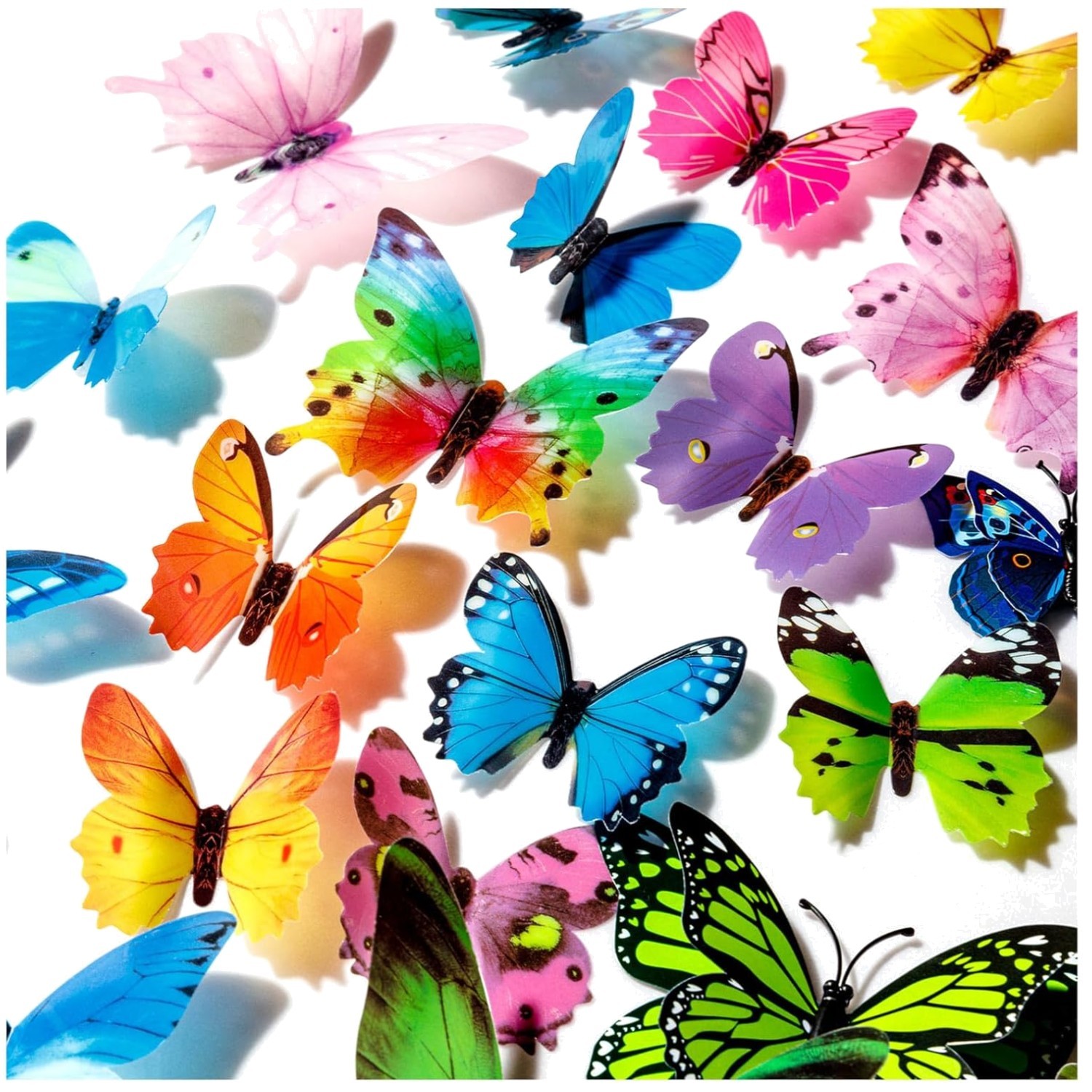 Colorful Butterfly Wall Stickers Set