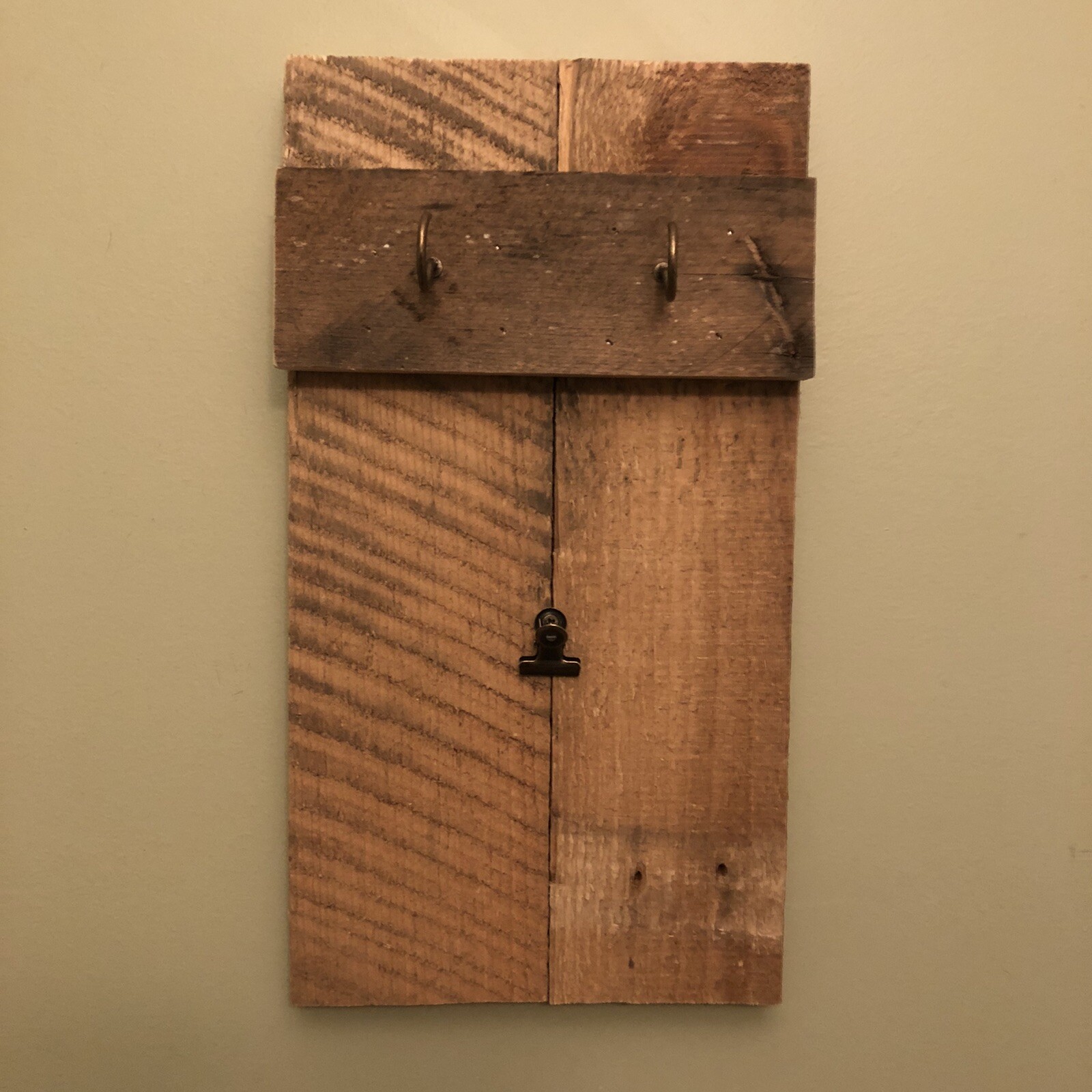 PALLET WOOD Key Holder Picture Frame