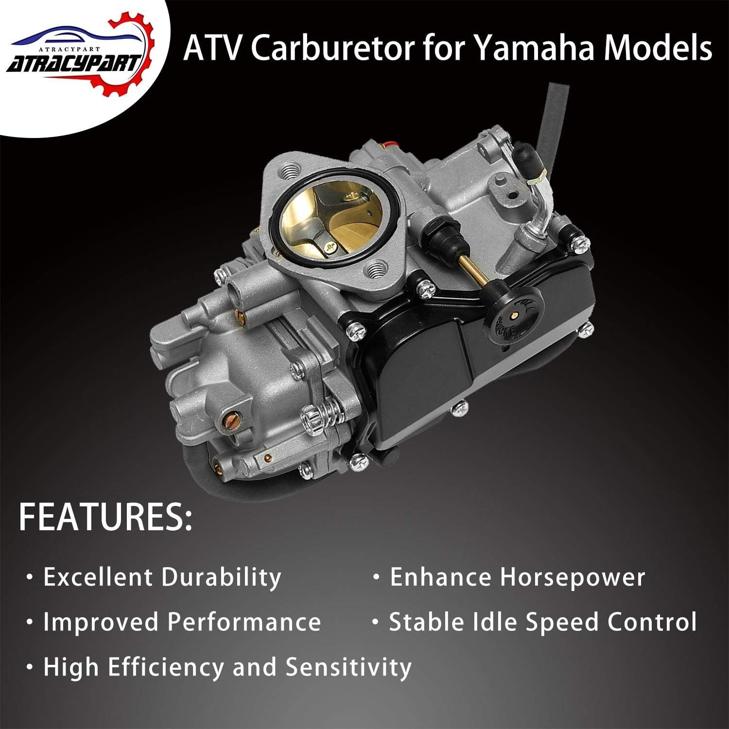 Yamaha ATV Carburetor Moto-4 350 YFM350 Warrior Big Bear Kodiak Wolverine