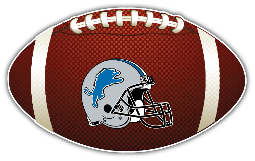 Detroit Lions NFL Football Sport Logo Car Bumper Sticker Decal "SIZES"