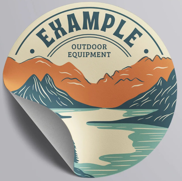 Custom Logo Sticker Die Cut Bulk Product Labels Personalized Decal