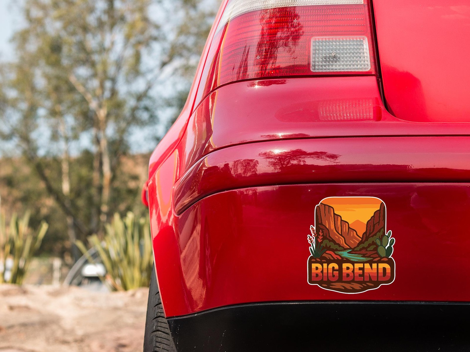 Big Bend National Park Decal Sticker – US National Parks Series