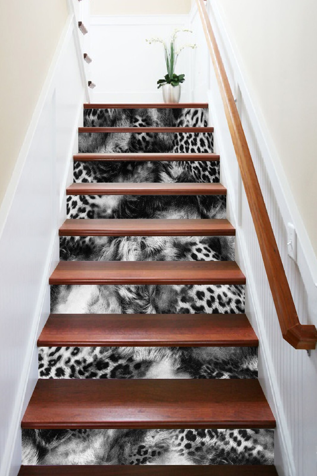 3D Leopard Print 476 Stair Risers Decoration Photo Mural Vinyl Decal Wallpaper