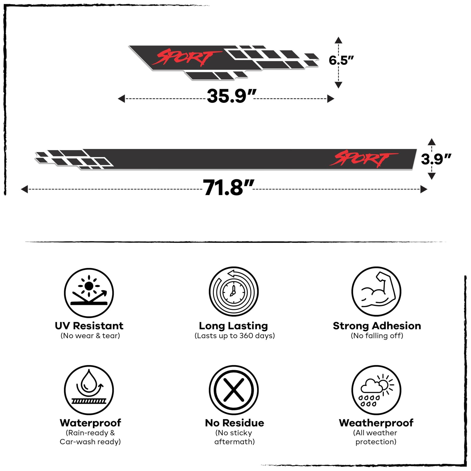 Racing Stripes for Cars, Car Side Decals and Graphics – Racing Stripes for Tr…