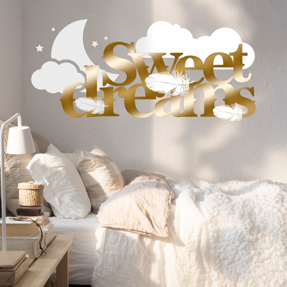 Sweet Dreams vinyl wall art sticker Modern Quote Home Kids Bedroom Decorations