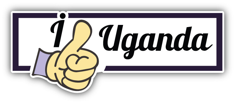 I Like Uganda Travel Slogan Car Bumper Sticker Decal – "SIZES"