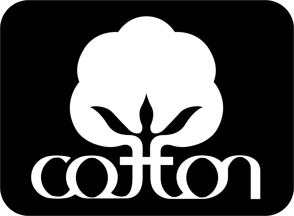 Cotton Symbol 1 Color Window Wall Vinyl Decal Sticker Printed Graphic