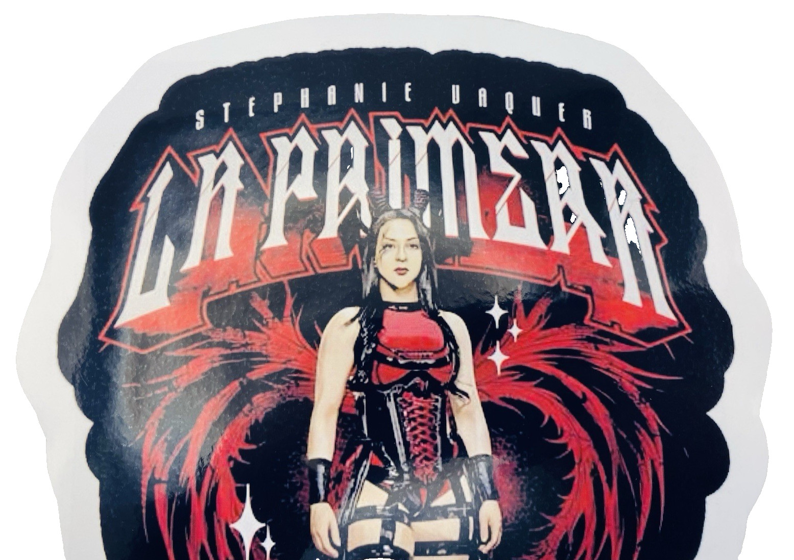 Female Wrestler Water Resistant Laptop Vinyl Sticker Xbox Car Decal