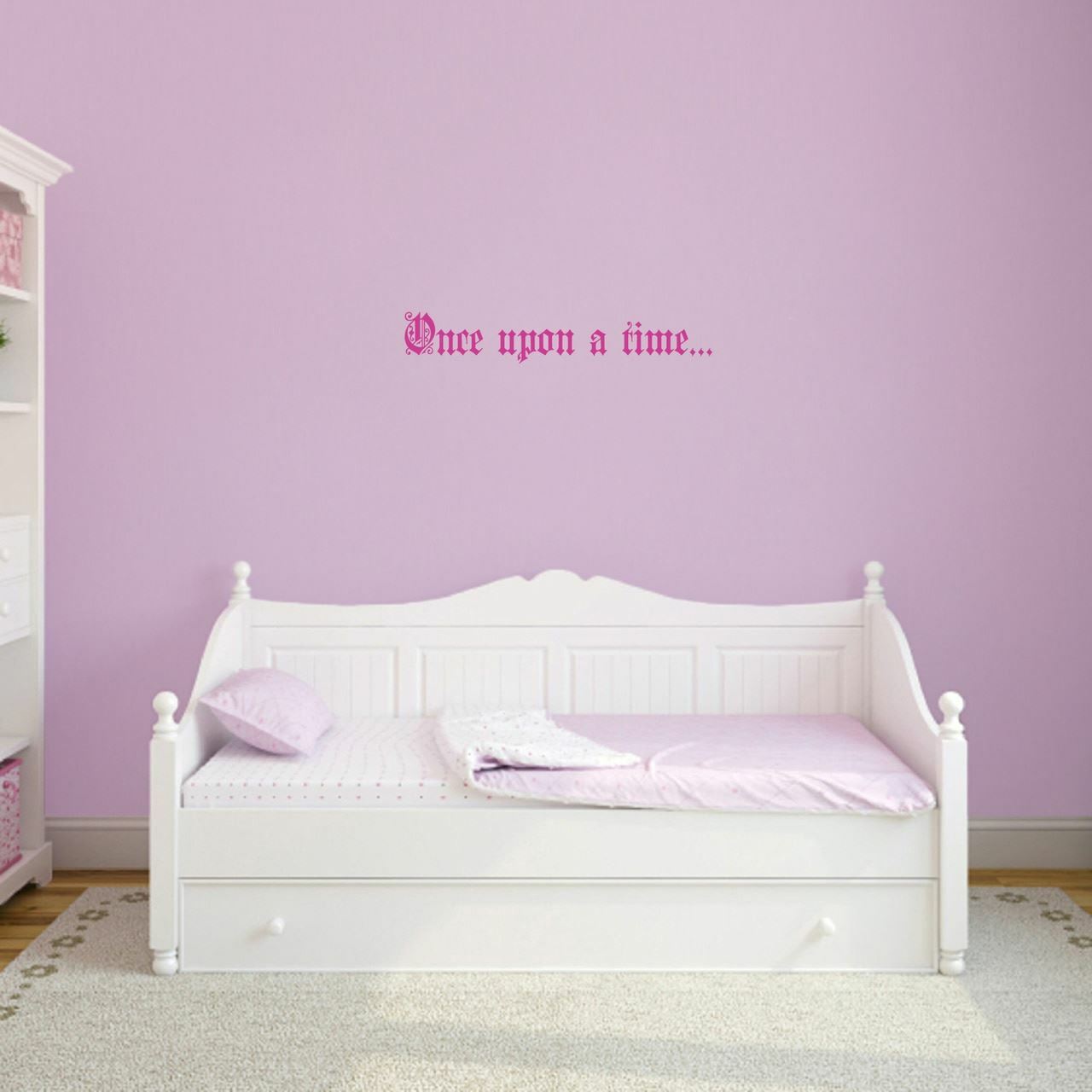 Once Upon A Time Wall Decal – Kids, Nursery, Fairy Tale, Vinyl Wall Sticker