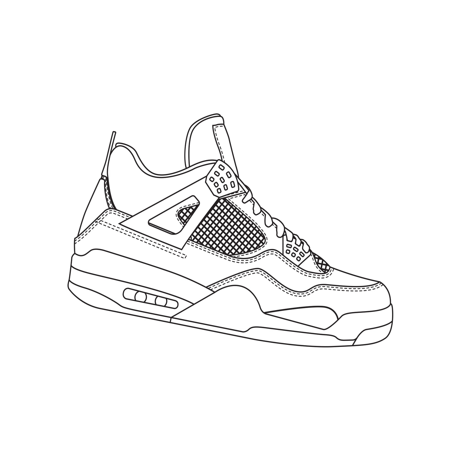 Sneaker Wall Decal Sticker for the Sneakerhead. Gift for Shoe Collector. #6704