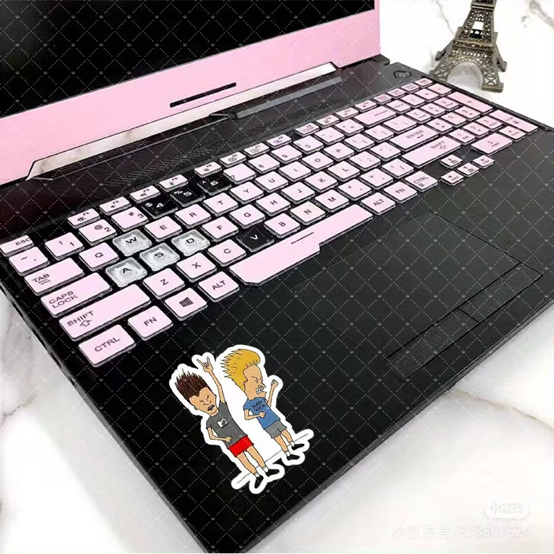 Beavis and Butthead Vinyl Sticker Decal, Self-AdhesiveSingle Use, Matte Finish,