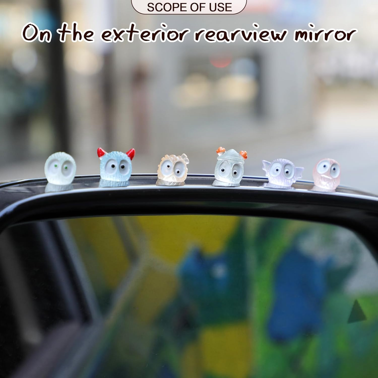 Cute Soot Sprites,35 Pcs Automotive Interior Decoration Accessories for Car Rear