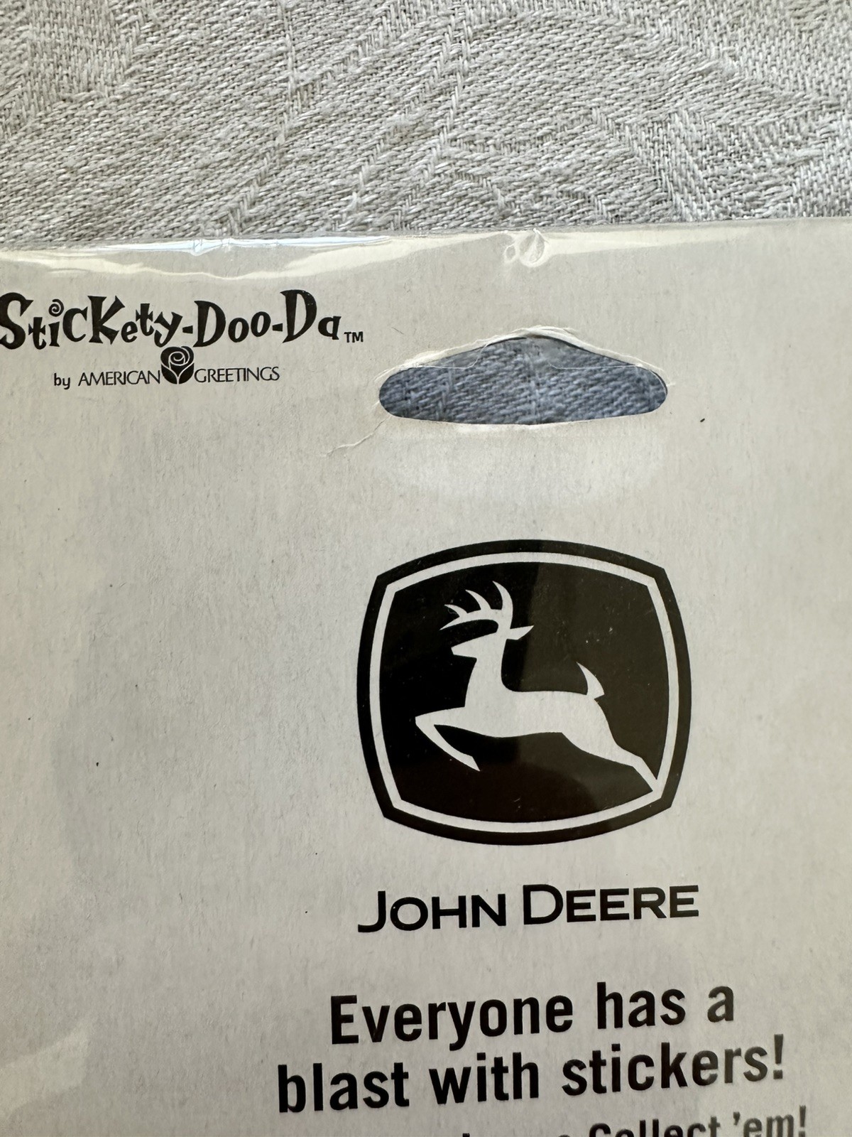 NEW SEALED John Deere 3D Stickers Stickety Doo Da 2006 American Greetings