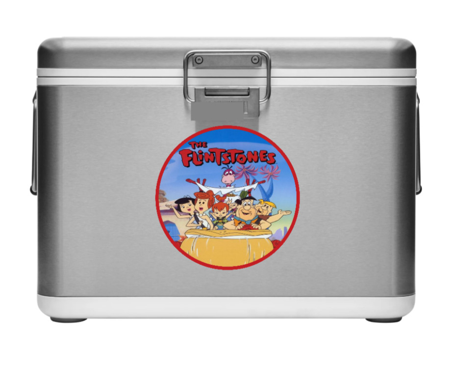 Cartoons – The Flintstones – 4" Vinyl Decal Car Trailer Laptop Cooler Truck 25-1