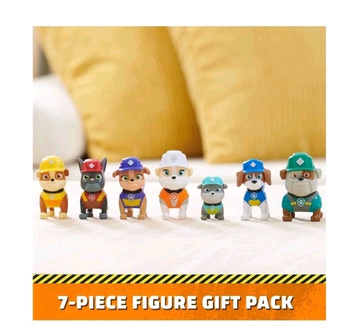Rubble & Crew, Toy Figures Gift Pack with 7 Collectible Action Figure Fast Ship